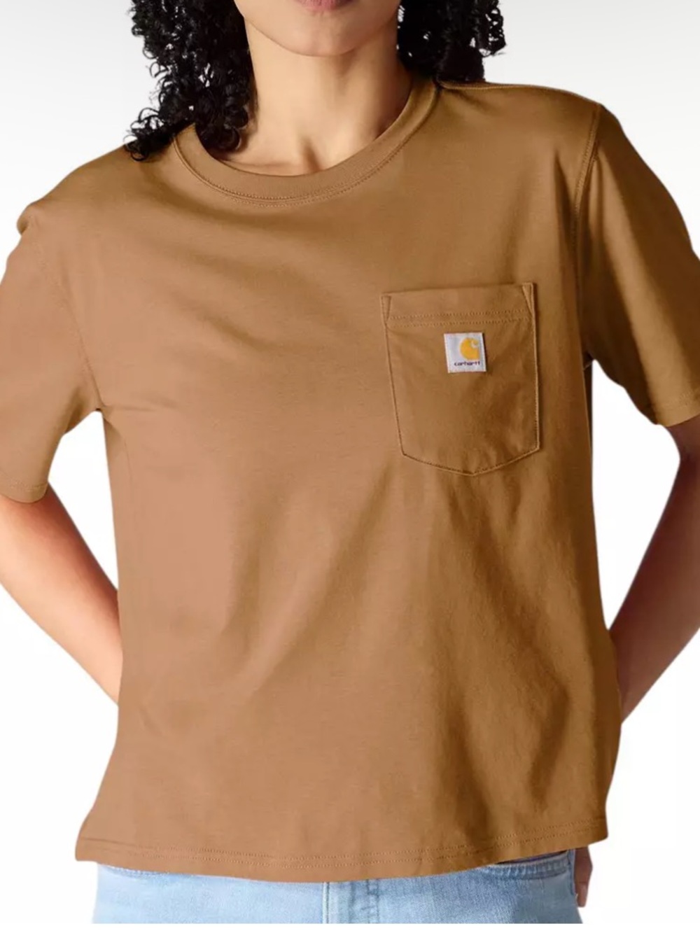 Carhartt Loose Fit Boxy Tee in Carhartt Brown